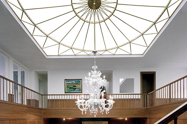 Lichtdecke aus Messing, Foto: Ivan Nemec