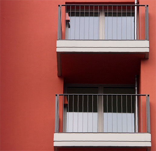 Balkon, Foto: Christian Fittkau