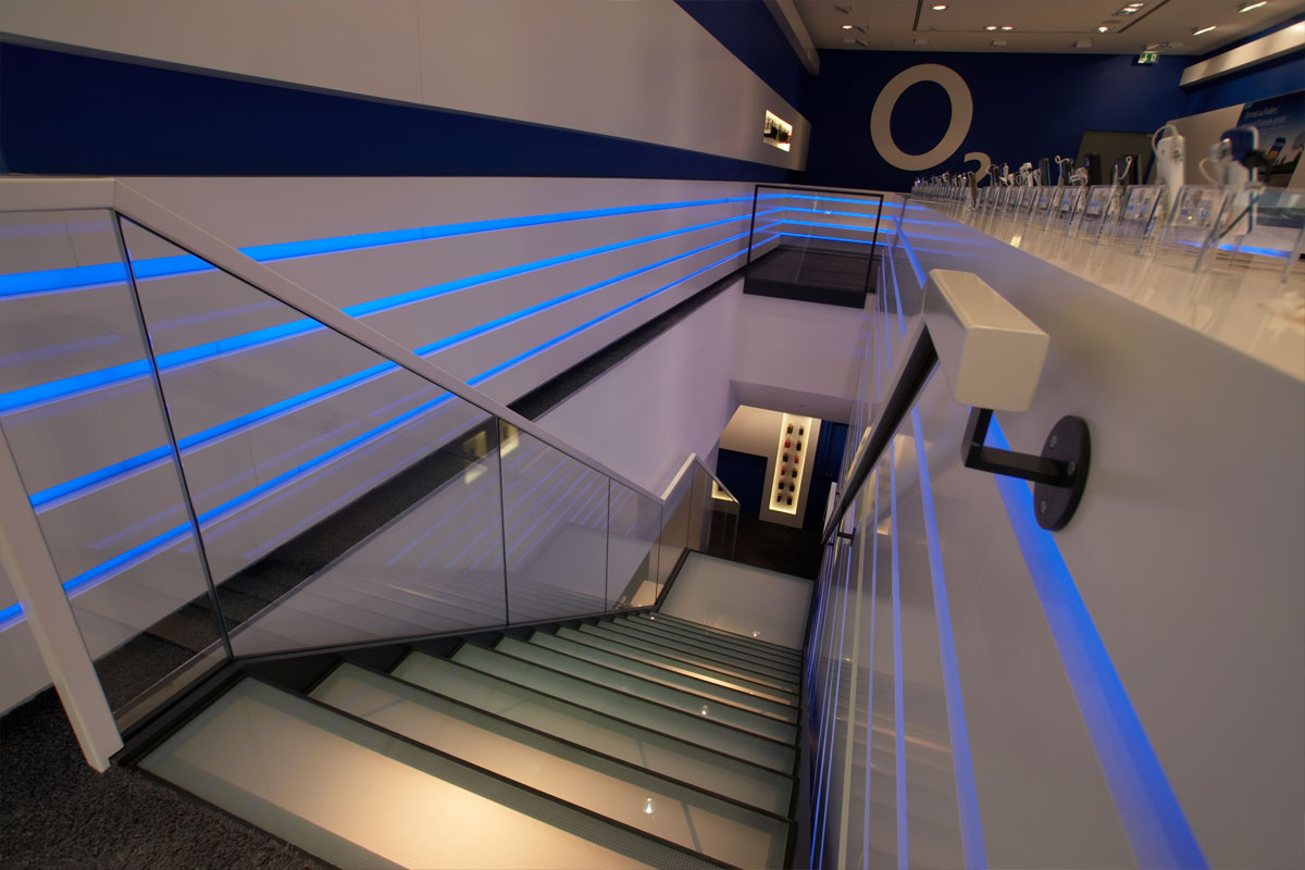 Stahltreppe, Foto: Christian Fittkau