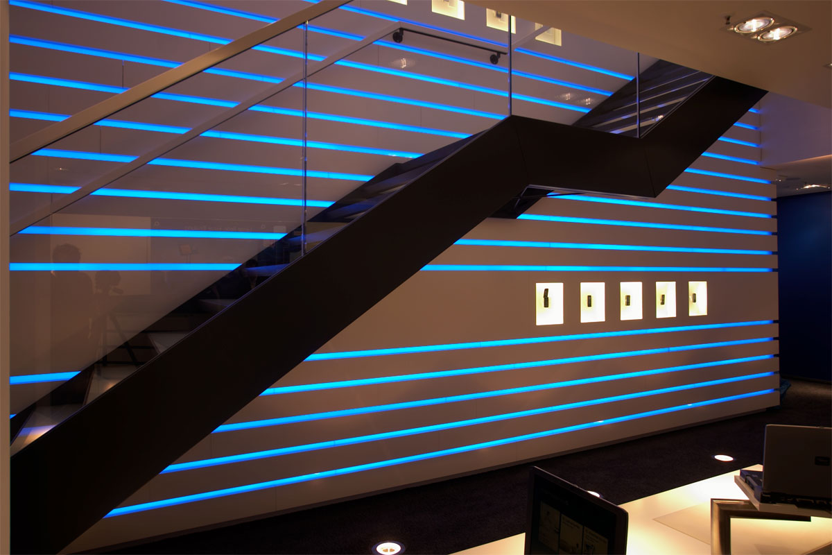 Stahltreppe, Foto: Christian Fittkau