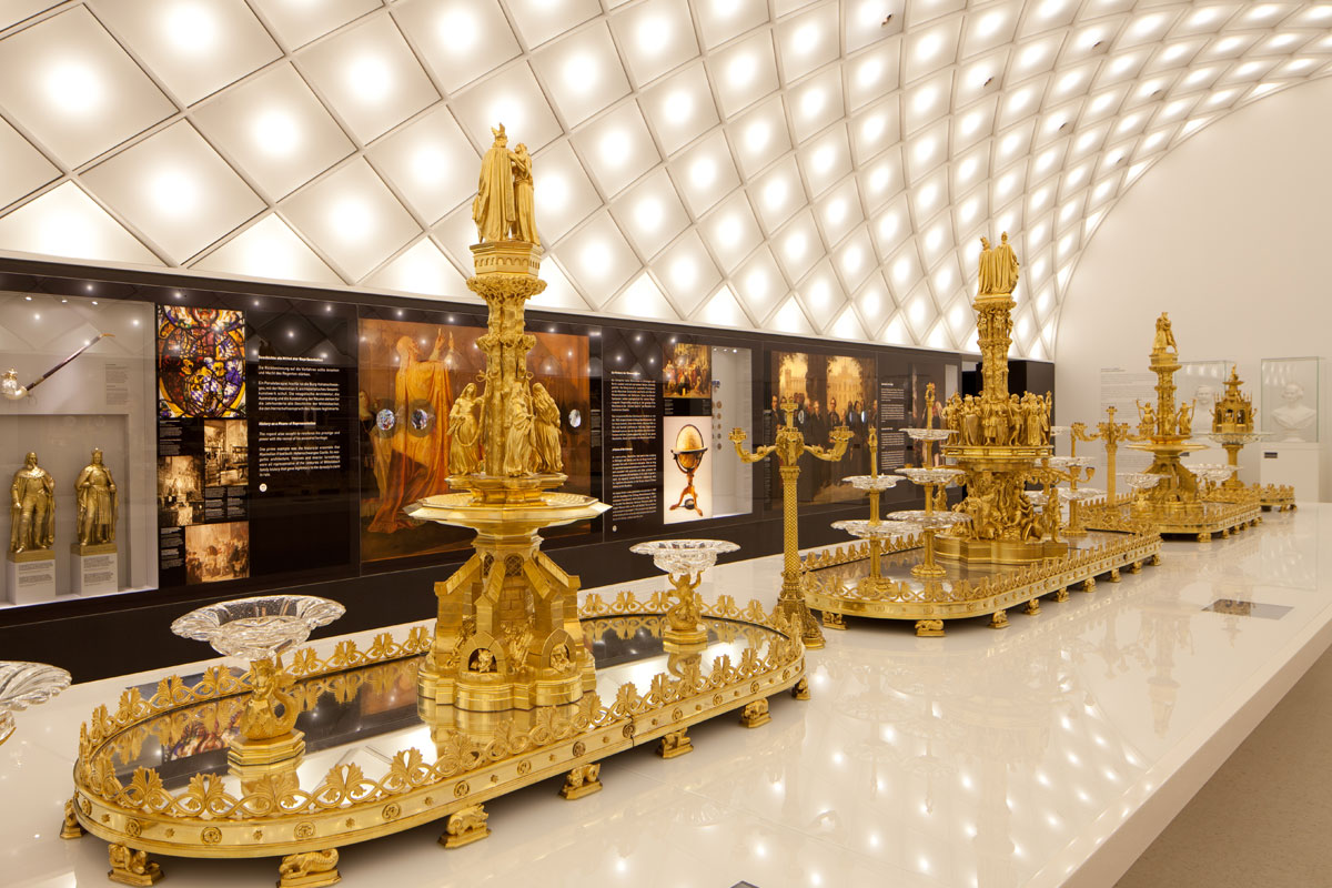 Hauptsaal Tischaufsatz, Foto: Marcus Ebener