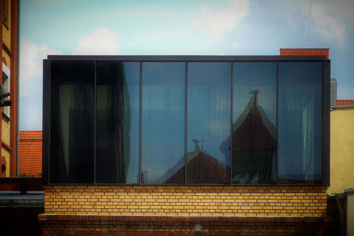 Stahlglasfassade, Foto: Christian Fittkau